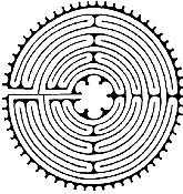 Skizze: Chartres Labyrinth